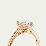 Della | Marquise Diamond Cathedral Ring
