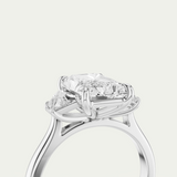 Elle | Radiant & Trapezoid Diamond Trilogy Ring