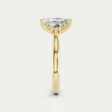 Elle | Radiant & Trapezoid Diamond Trilogy Ring