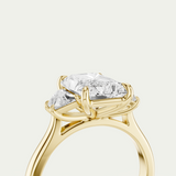 Elle | Radiant & Trapezoid Diamond Trilogy Ring