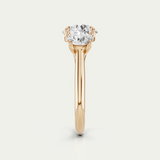 Elodie | Round Diamond Trilogy Ring