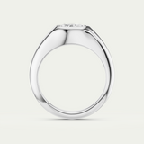 Harper | Oval Diamond Signet Ring