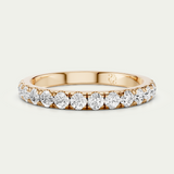 Isla | Round Diamond Pavé Band