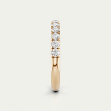 Isla | Round Diamond Pavé Band
