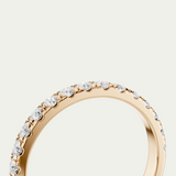 Isla | Round Diamond Pavé Band