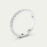 Isla | Round Diamond Pavé Band