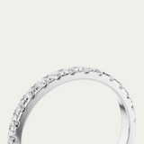 Isla | Round Diamond Pavé Band