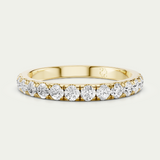 Isla | Round Diamond Pavé Band