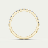 Isla | Round Diamond Pavé Band