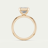 Piper | Emerald Diamond Bezel Ring