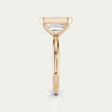 Piper | Emerald Diamond Bezel Ring