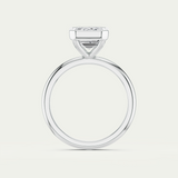 Piper | Emerald Diamond Bezel Ring
