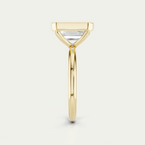Piper | Emerald Diamond Bezel Ring