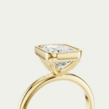 Piper | Emerald Diamond Bezel Ring