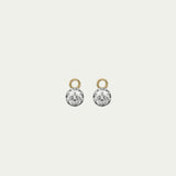 0.50ct Round Diamond Drop Hoops