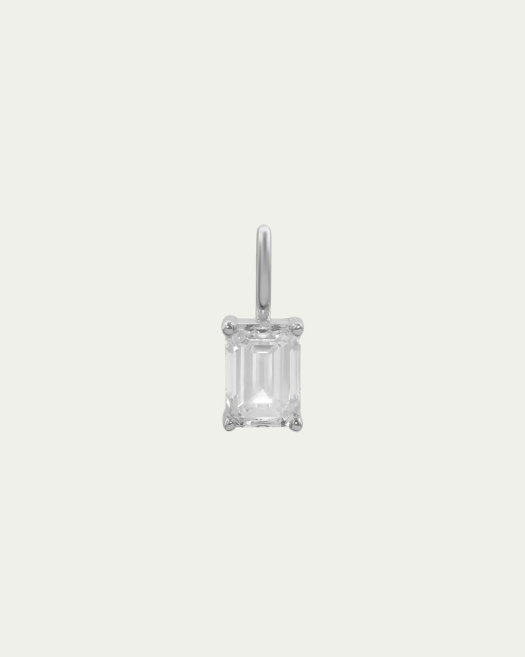 1.00ct Emerald Diamond Pendant