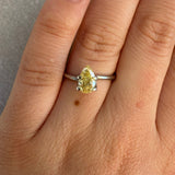 Pear | 1.06ct | Fancy Intense Yellow VS1 | IGI Certified