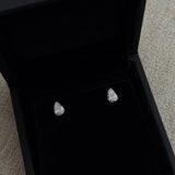 Pear Classic Diamond Stud