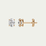 Oval Classic Diamond Stud