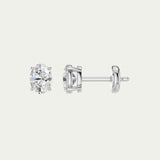 Oval Classic Diamond Stud