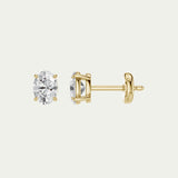 Oval Classic Diamond Stud