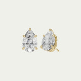 Pear Classic Diamond Stud