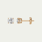 Round Classic Diamond Stud