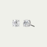 Round Classic Diamond Stud