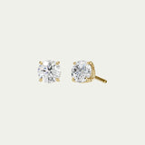 Round Classic Diamond Stud