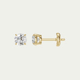 Round Classic Diamond Stud