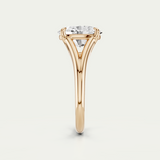 Bronte | Oval Diamond Split Band Ring