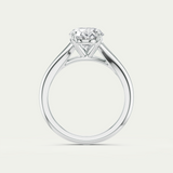 Bronte | Oval Diamond Split Band Ring