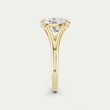 Bronte | Oval Diamond Split Band Ring