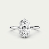 Cleo | Elongated Cushion Diamond Compass Prong Set Ring