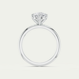 Cleo | Elongated Cushion Diamond Compass Prong Set Ring