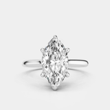 Della | Marquise Diamond Cathedral Ring