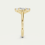 Della | Marquise Diamond Cathedral Ring