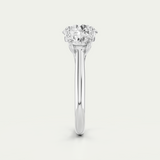 Elodie | Round Diamond Trilogy Ring