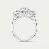 Elodie | Round Diamond Trilogy Ring