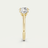 Elodie | Round Diamond Trilogy Ring