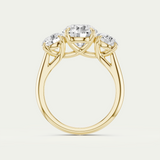 Elodie | Round Diamond Trilogy Ring