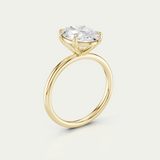 Kaia | Oval Diamond Solitaire Ring