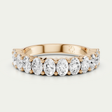 Lenni | Oval Diamond Band