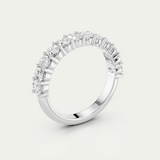 Lenni | Oval Diamond Band