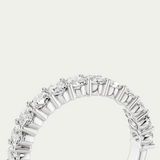 Lenni | Oval Diamond Band