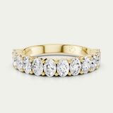 Lenni | Oval Diamond Band