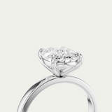 Lia | Antique Cushion Diamond Ring