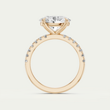 Myra | East West Oval Diamond Set Band Ring