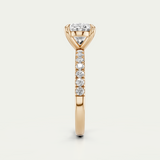 Myra | East West Oval Diamond Set Band Ring