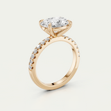 Myra | East West Oval Diamond Set Band Ring